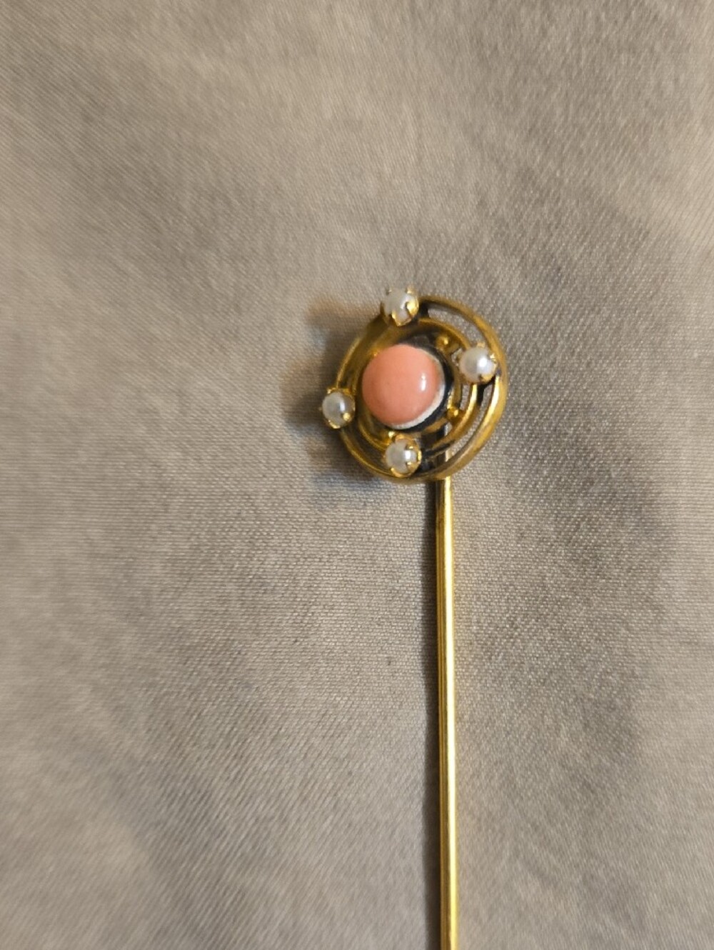 Set Of 3 Gold-Tone Stick Pins - Women's Brooches - Picture 4 of 4
